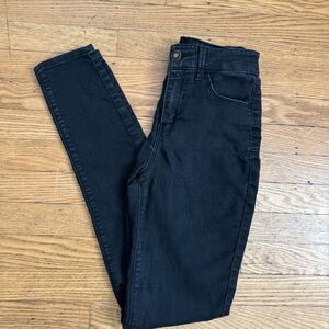 Forever 21 Women’s Black Skinny Jeans Size 24 Casual,Denim,Grunge, Y2K